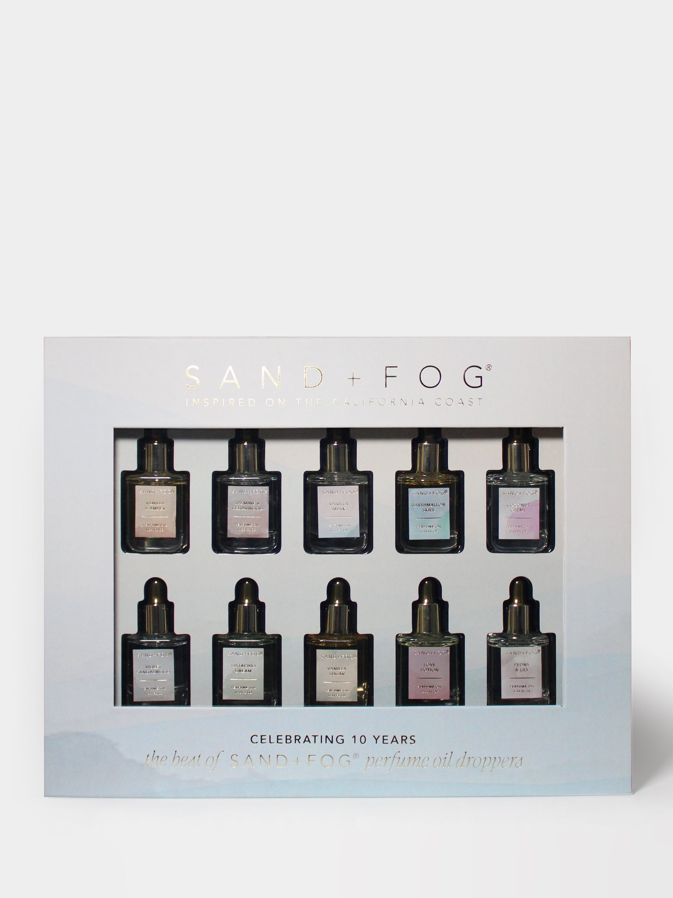 Ten Year Anniversary Perfume Oil Dropper Set