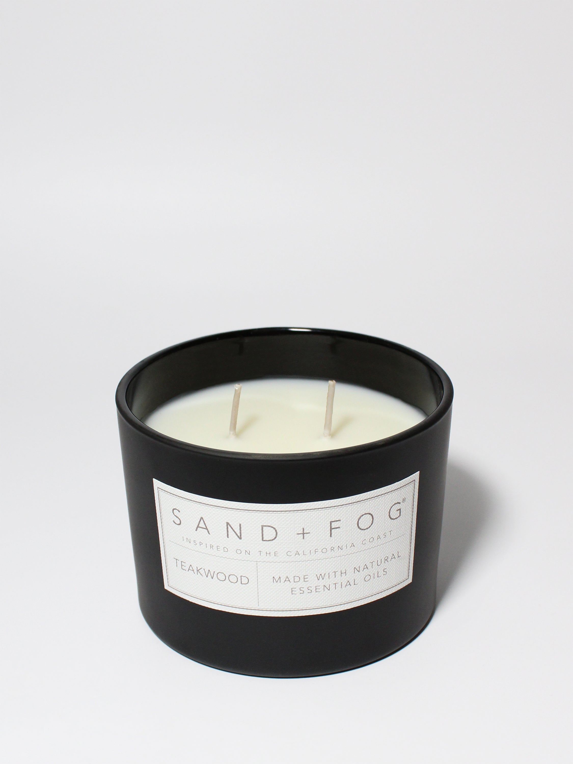 Teakwood 12oz scented candle