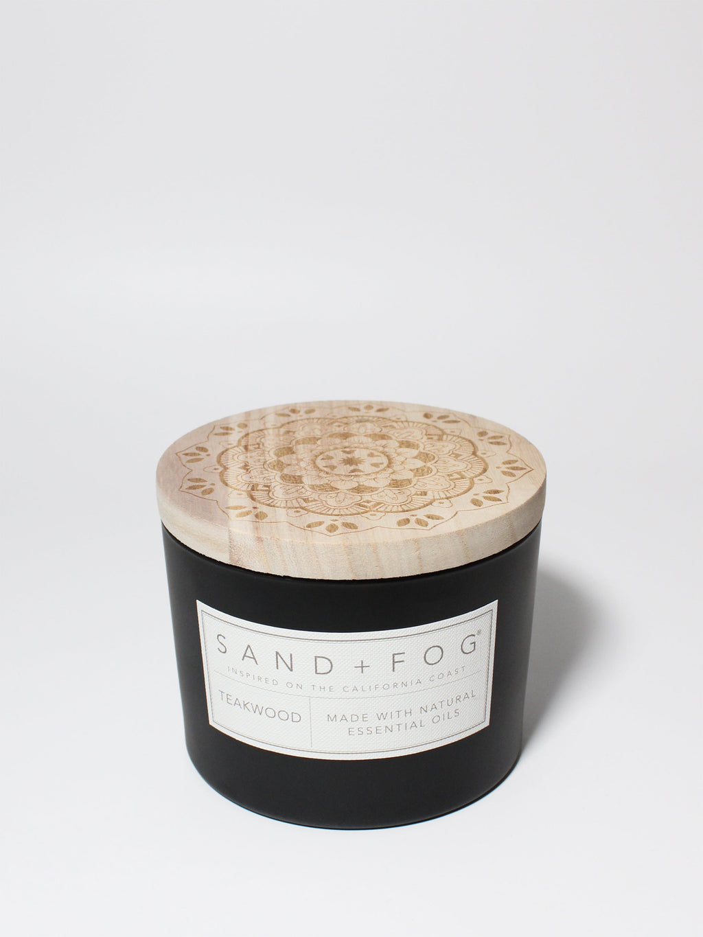 Teakwood 12oz scented candle