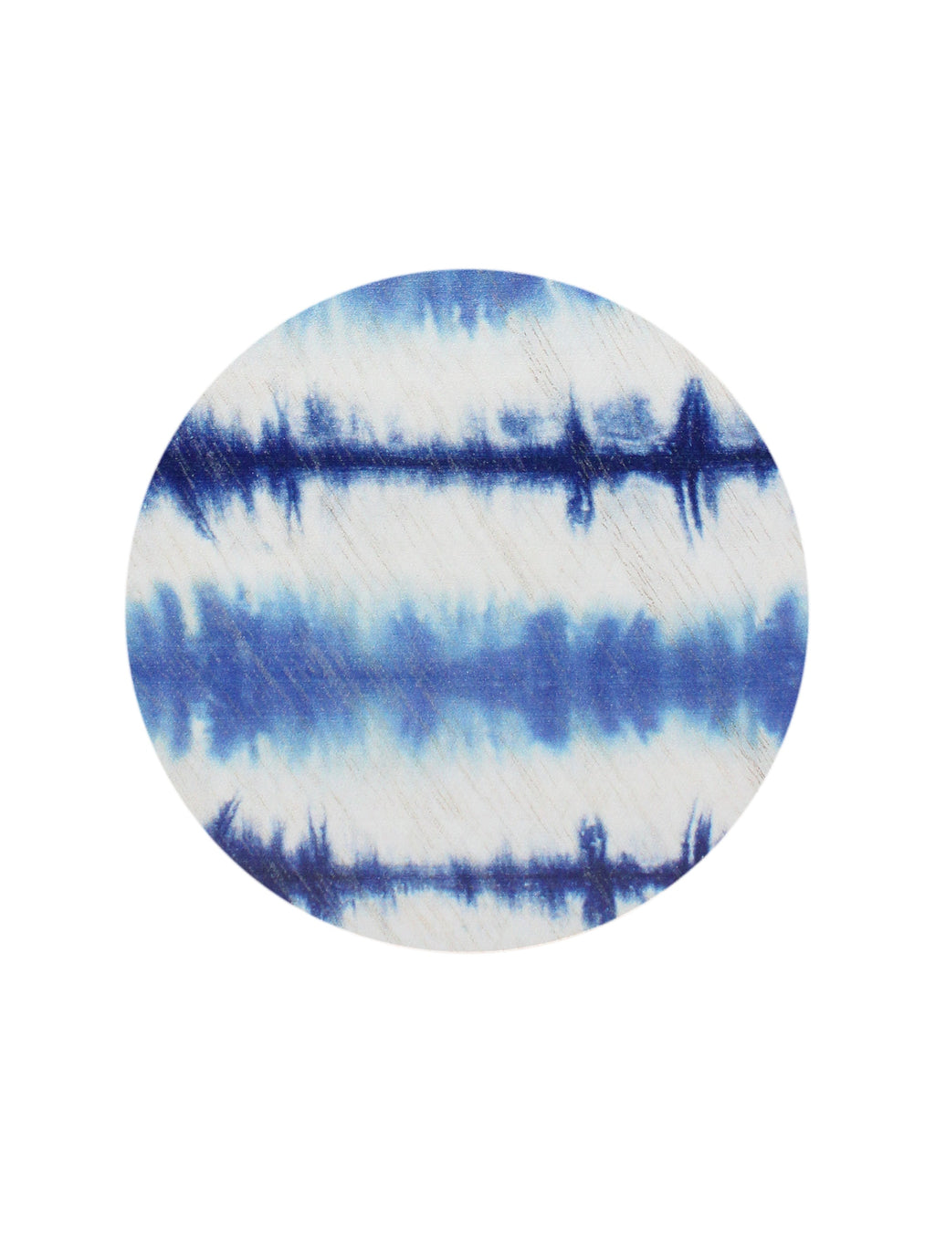 California Beach House 12 oz scented candle White vessel with Blue tye dye stripes lid