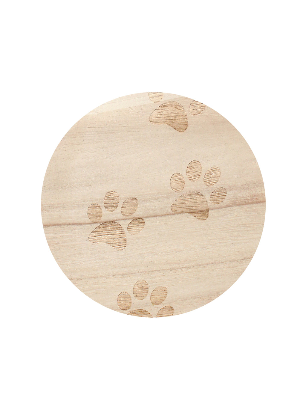 Sand + Paws Ocean Mist 12 oz scented candle White vessel with Carved Paw Print lid