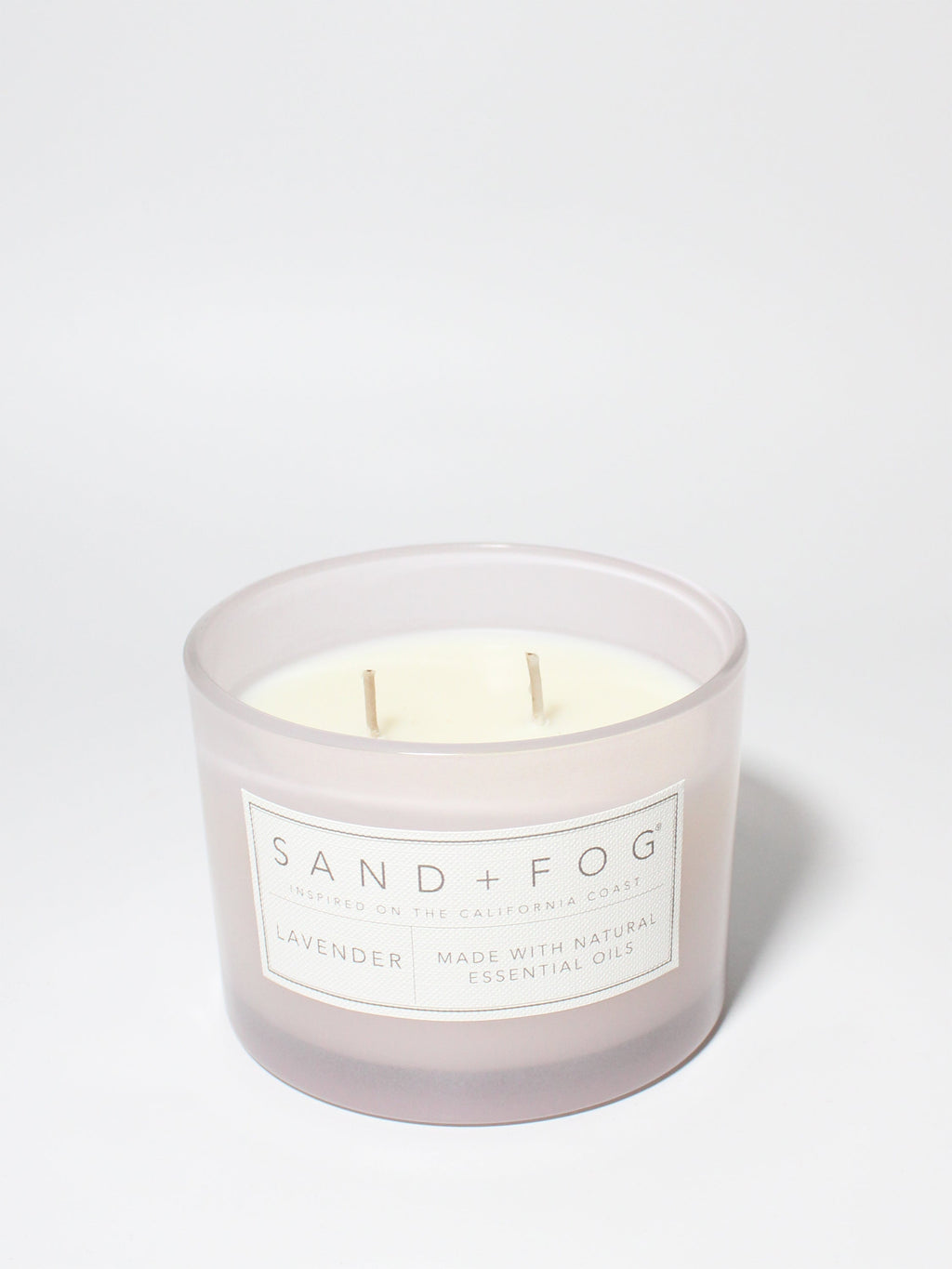 Lavender 12 oz scented candle Light Purple with Relax Lid