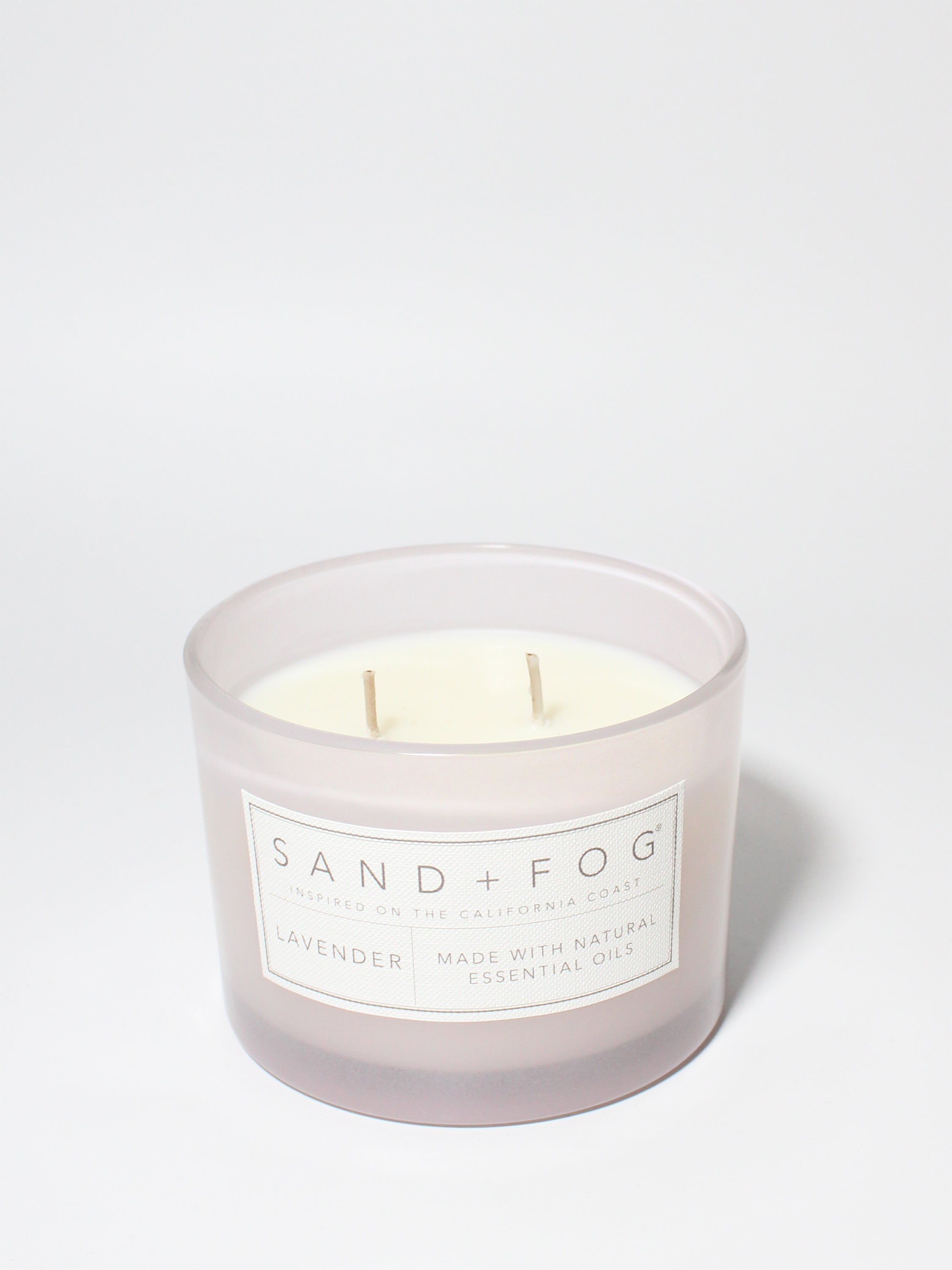Lavender 12 oz scented candle Light Purple with Relax Lid