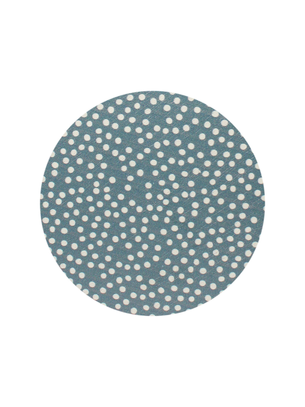 Midnight Blue Citrus 12 oz scented candle Blueish Gray vessel with Painted Dot lid
