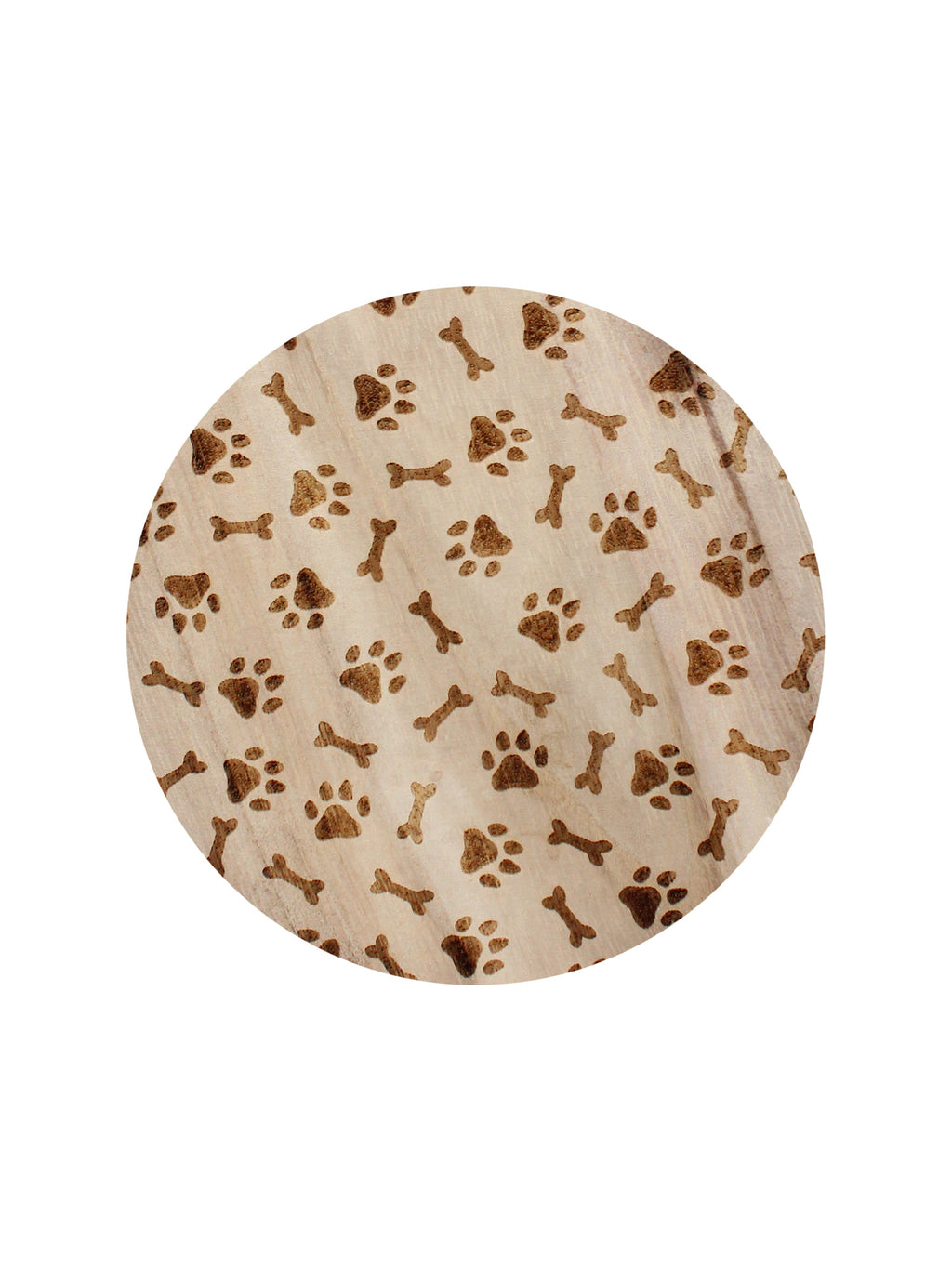 Sand + Paws Ocean & Sea Salt 12 oz scented candle Seaglass vessel with Carved Paws and Bones lid