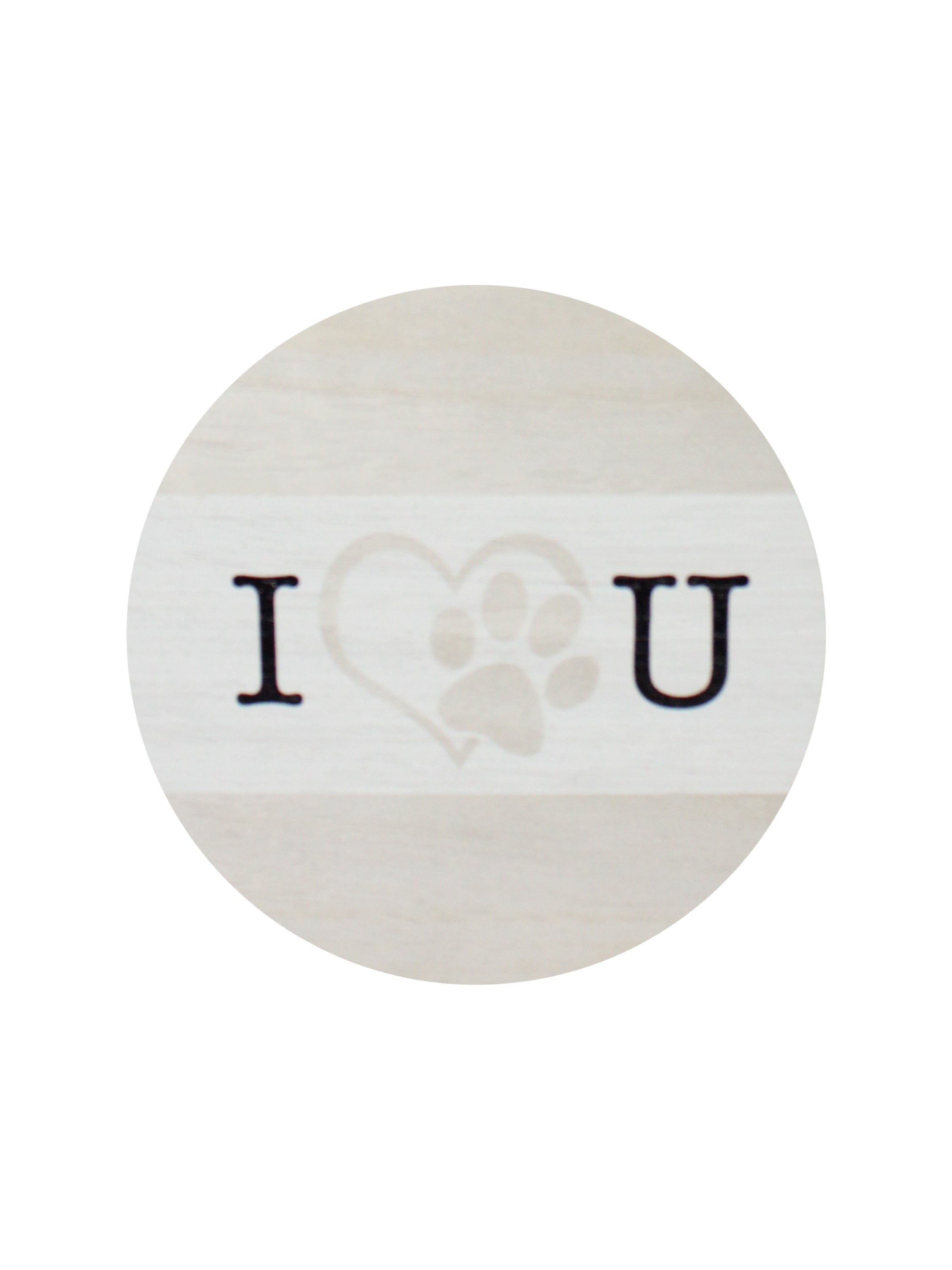 Sand + Paws Island Orchid 12 oz scented candle White Vessel with Painted I heart U lid