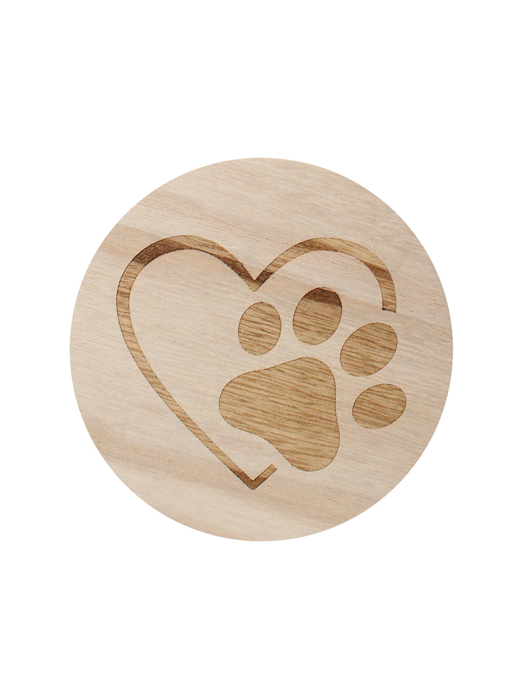 Sand + Paws Teakwood 21 oz scented candle Black vessel with Paw in Heart lid