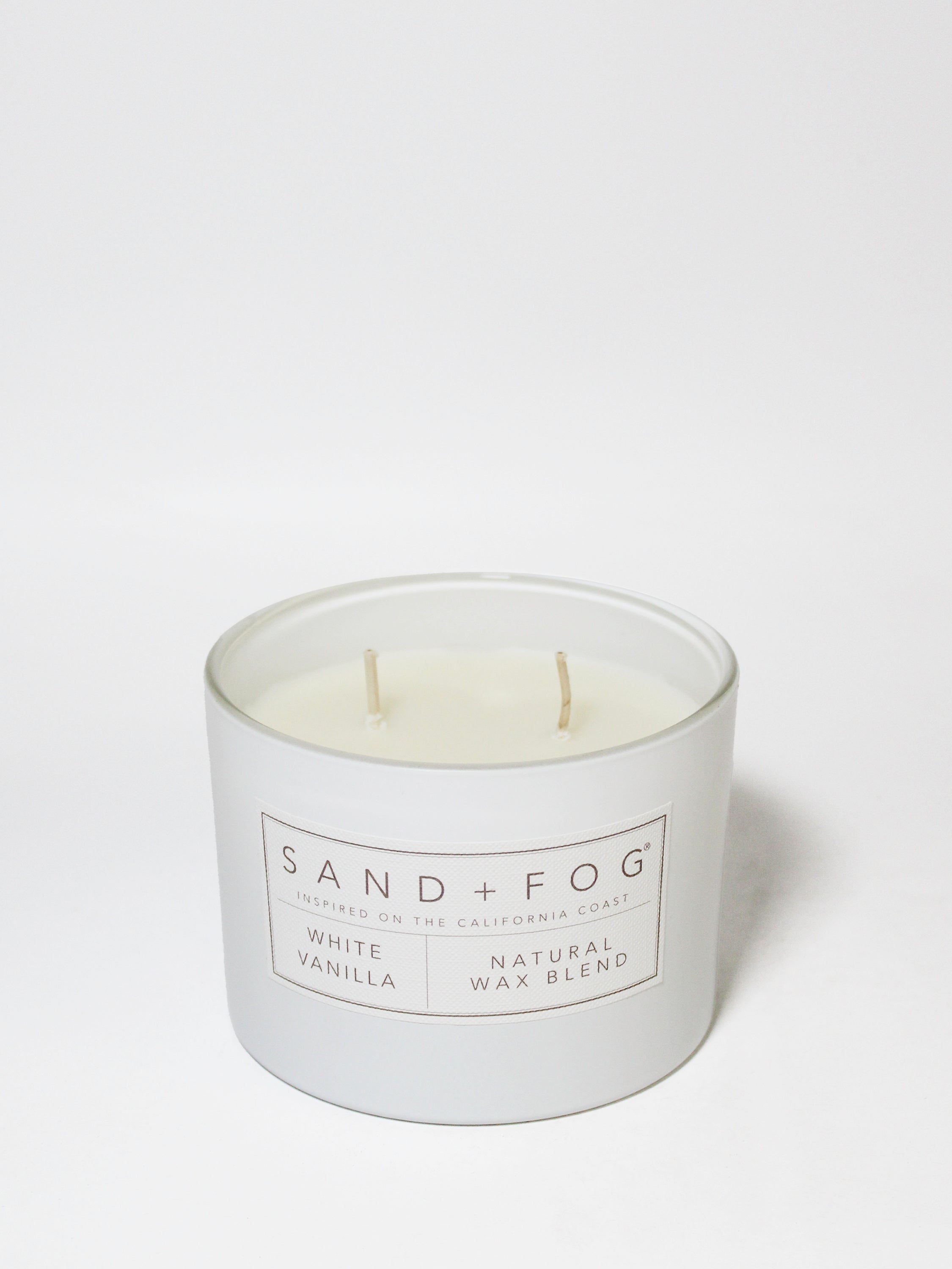 White Vanilla 12 oz scented candle