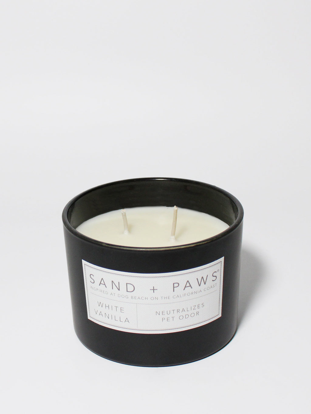 Sand + Paws White Vanilla 12 oz scented candle