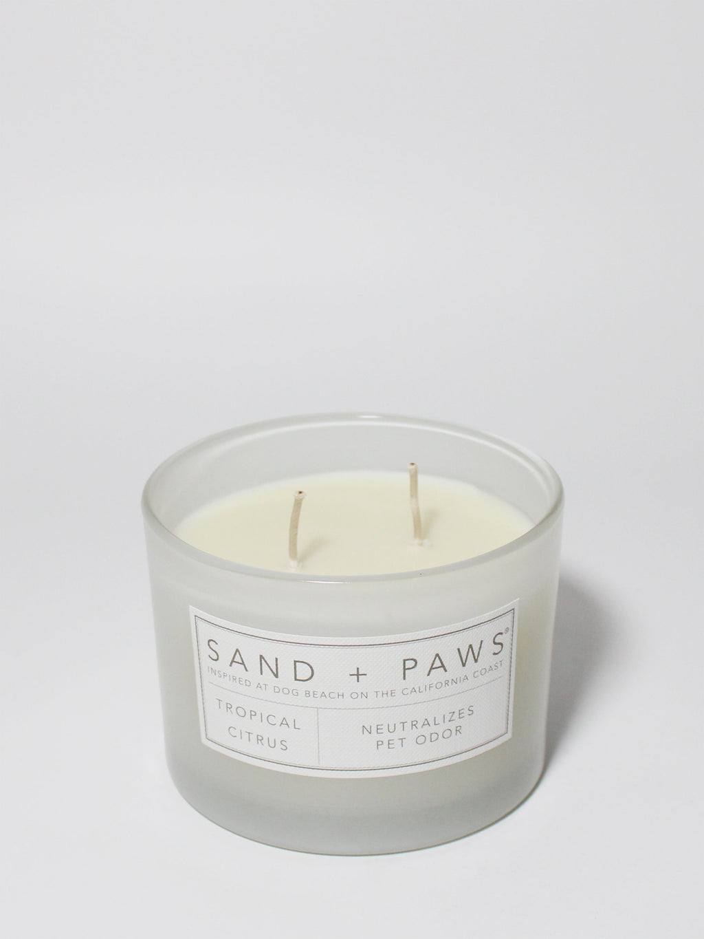 Sand + Paws Tropical Citrus 12 oz scented candle