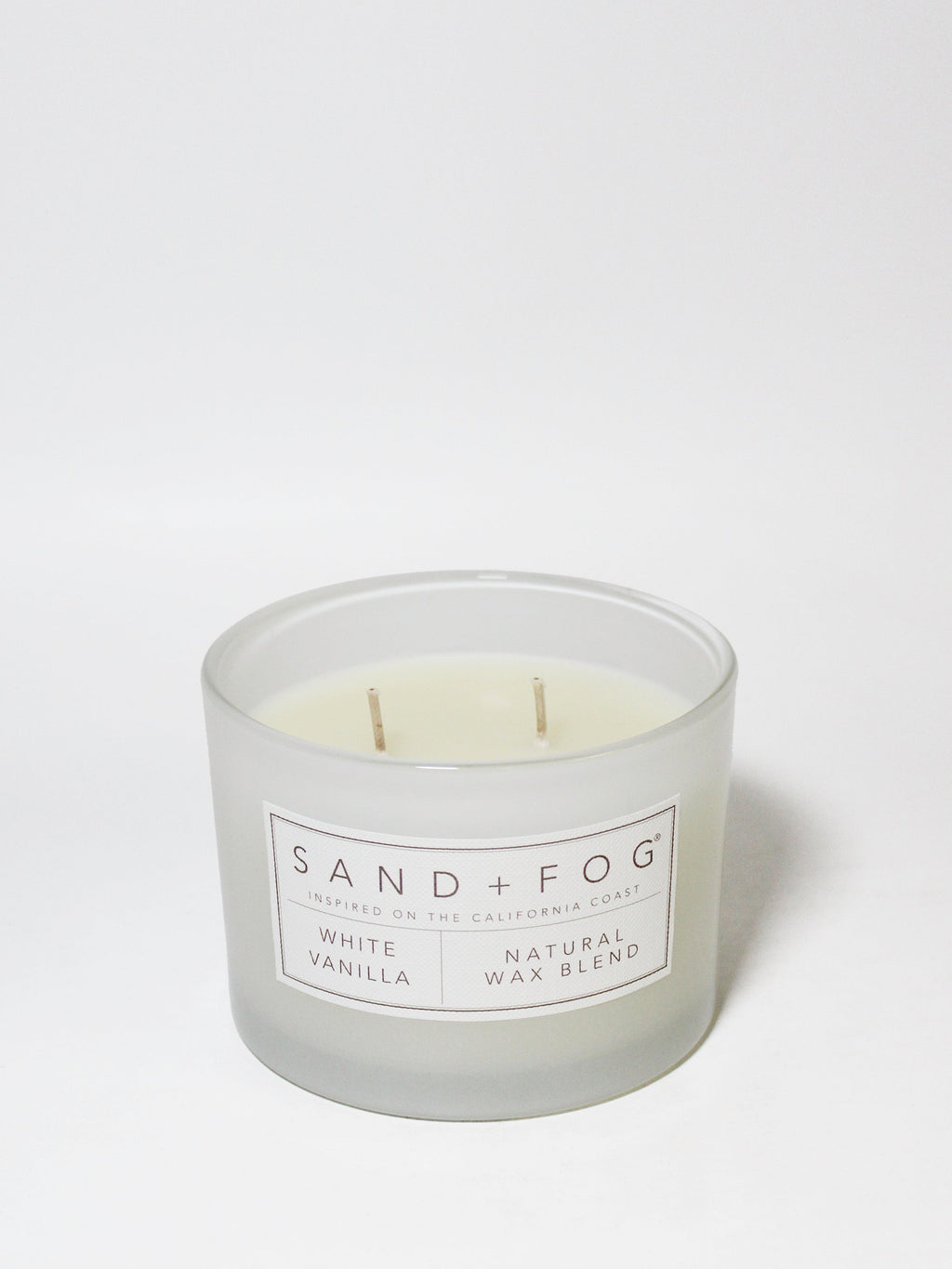 White Vanilla 12 oz scented candle