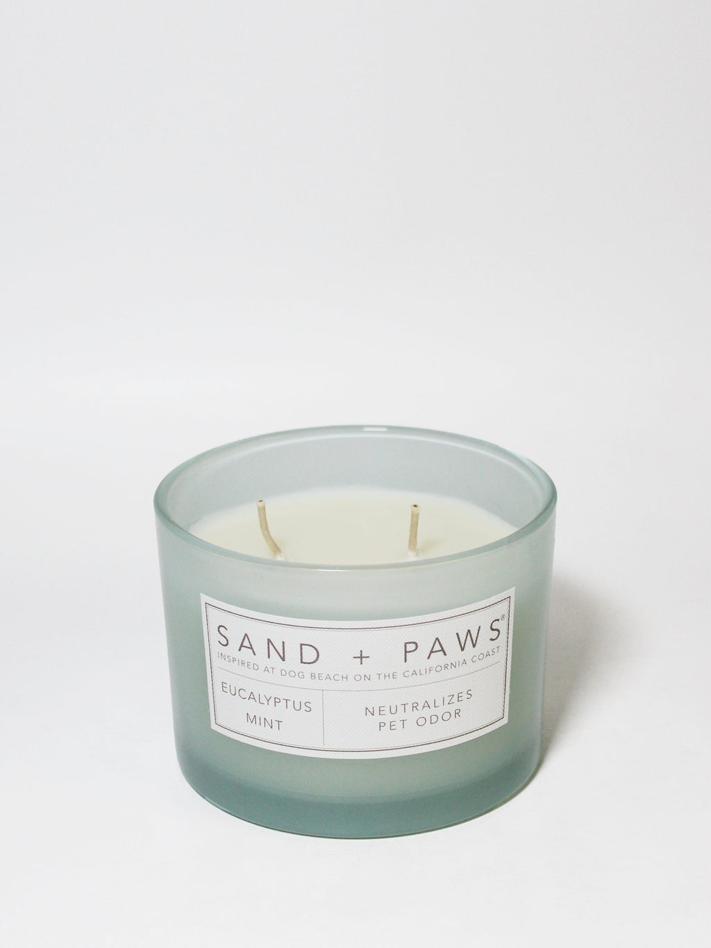 Sand + Paws Eucalyptus Mint 12 oz scented candle