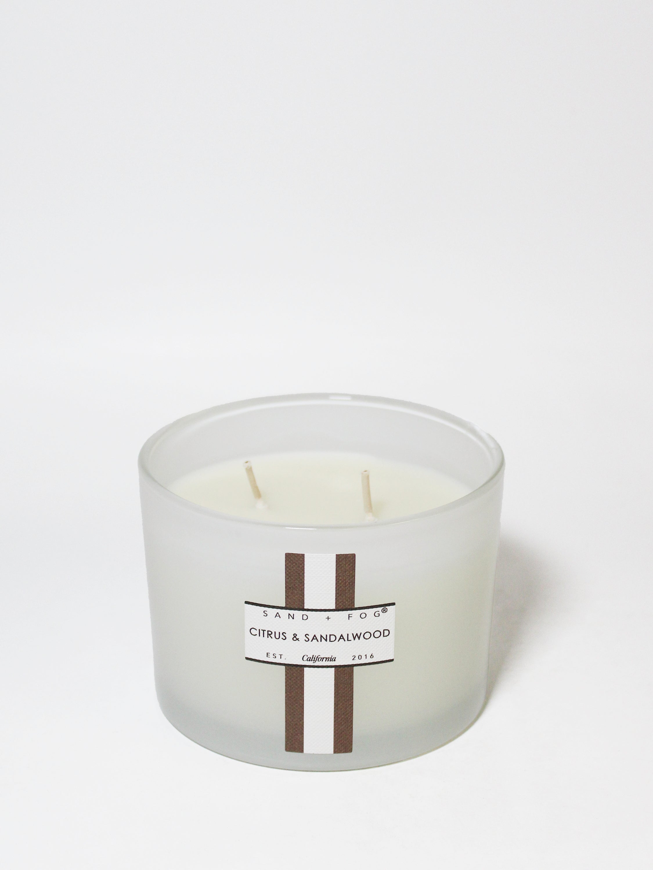 Citrus & Sandalwood 12 oz scented candle