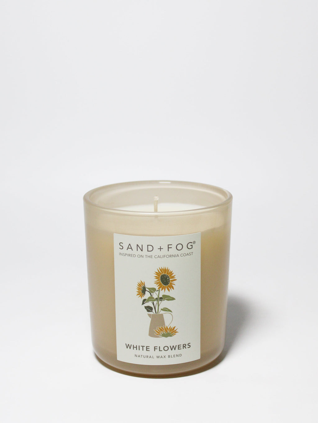White Flowers 10 oz scented candle