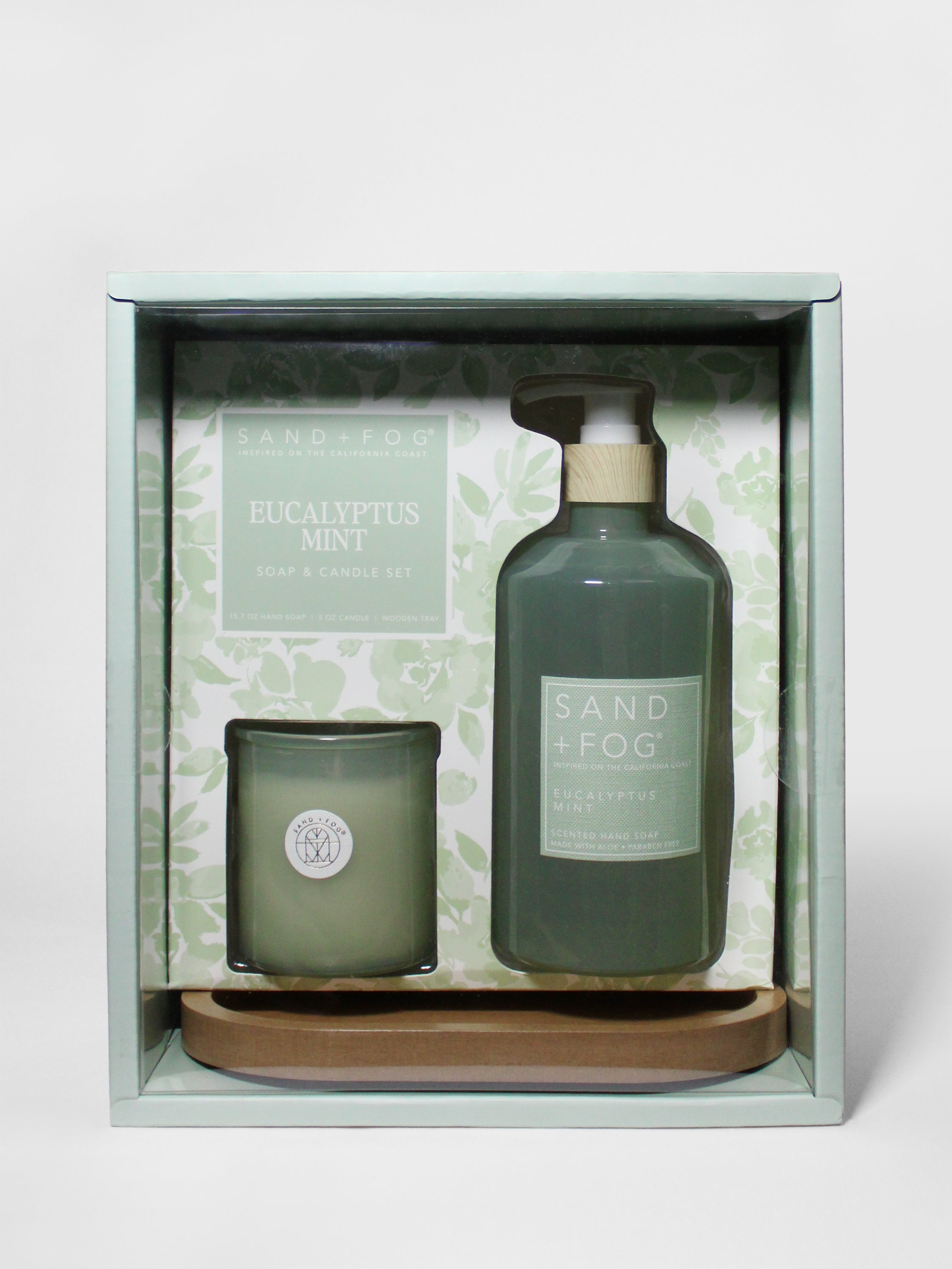 Eucalyptus Mint Hand Soap & Candle Set