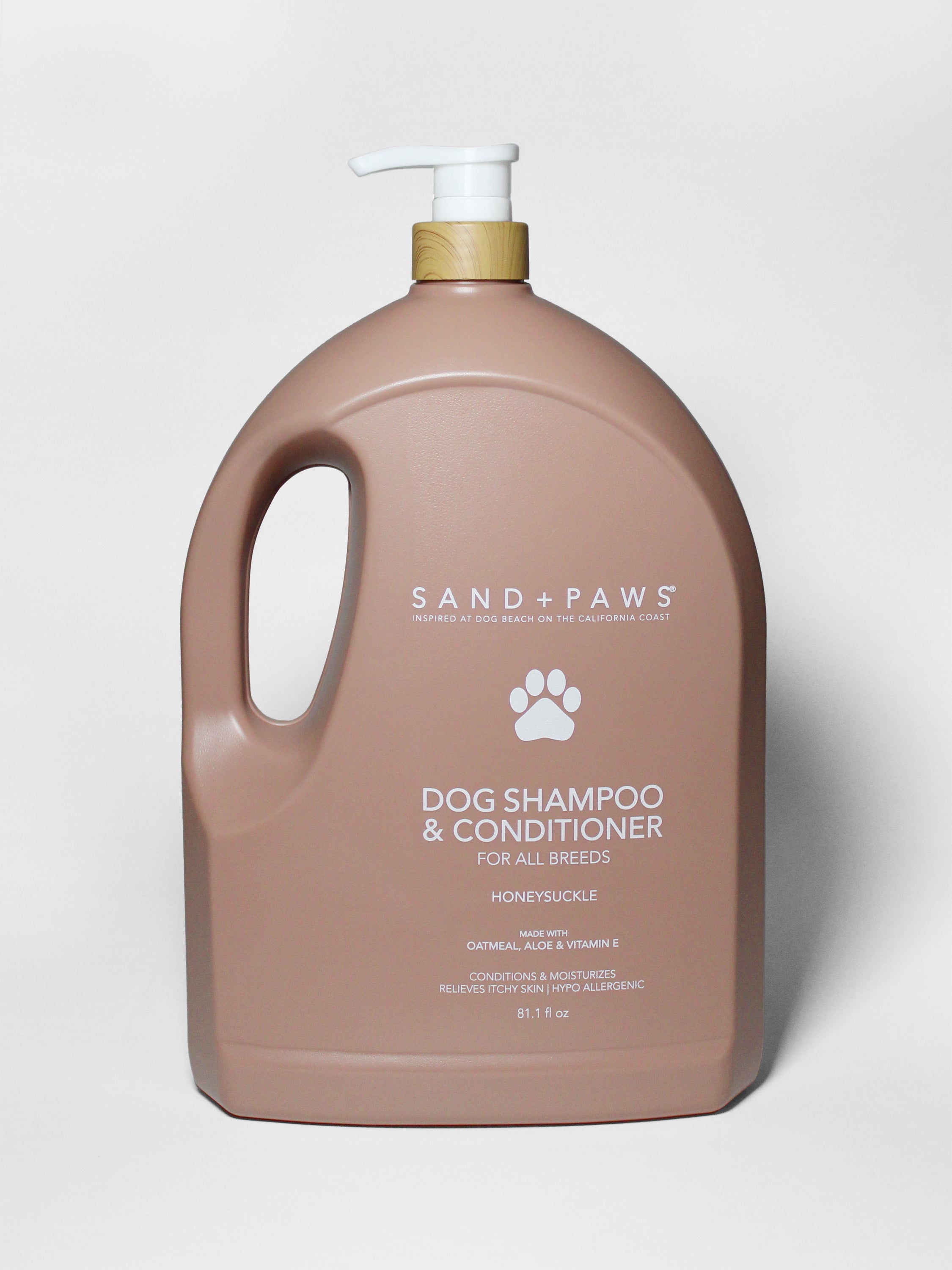 Sand + Paws Pet Shampoo & Conditioner - Honeysuckle