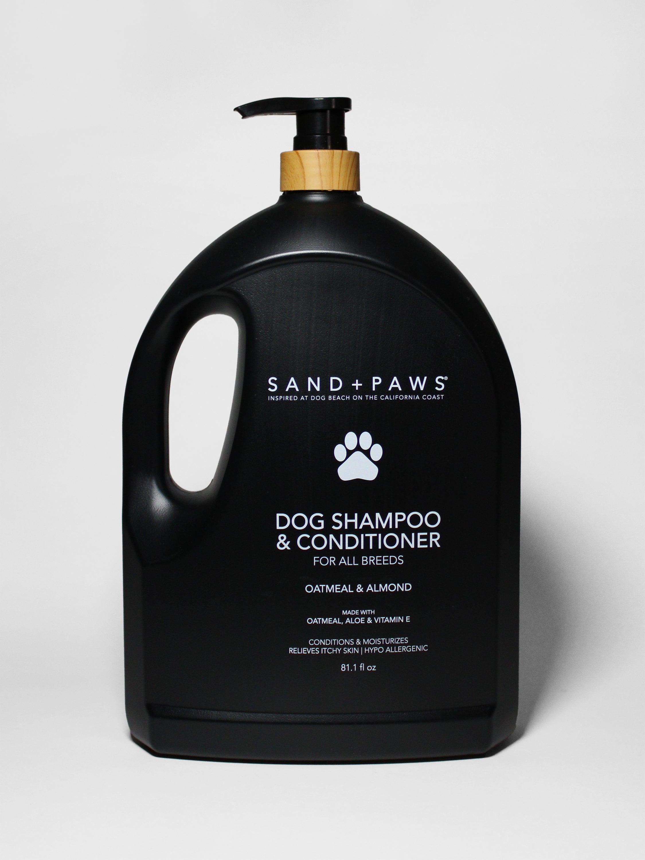 Sand + Paws Pet Shampoo & Conditioner - Oatmeal & Almond