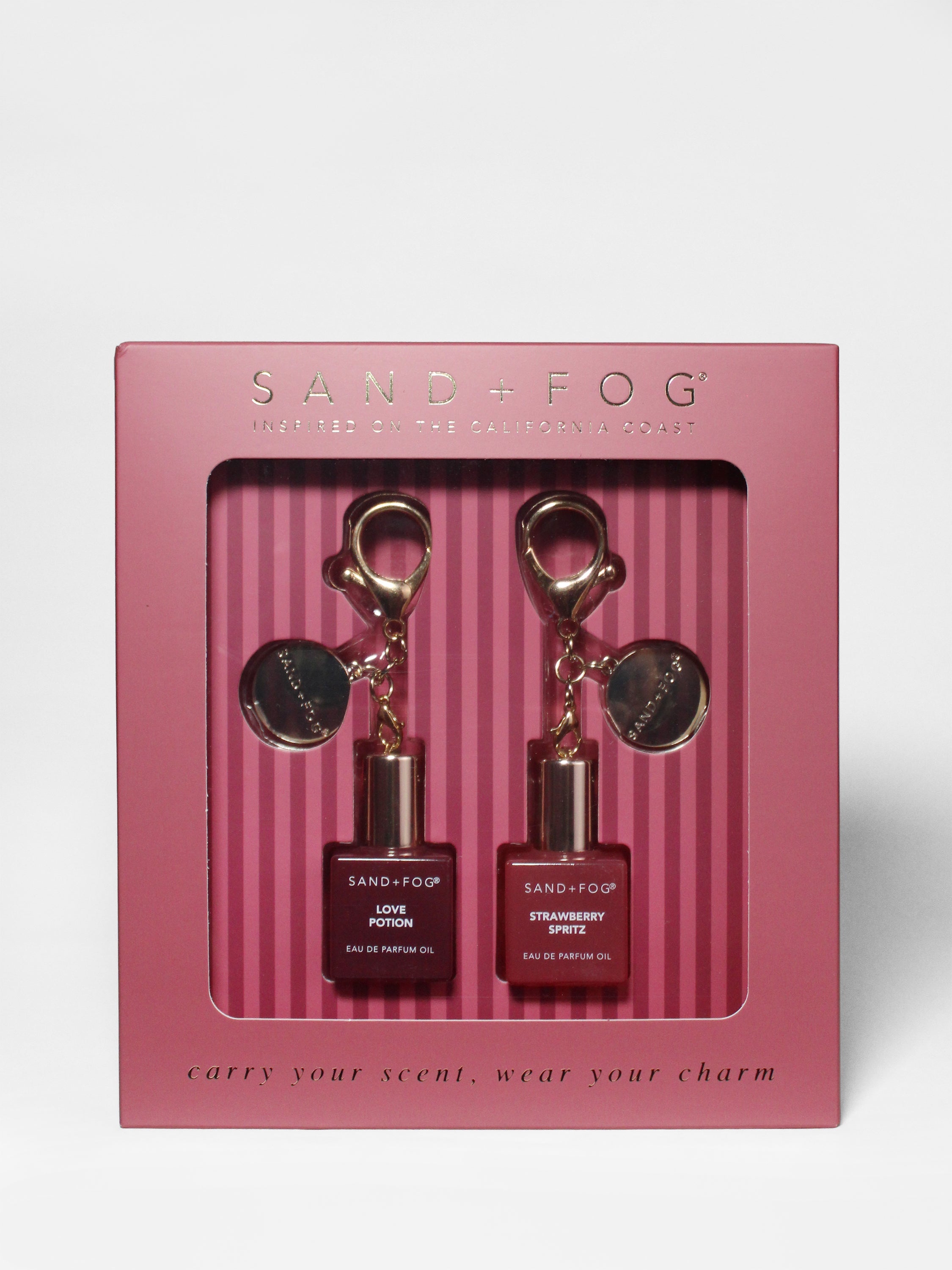 Bag Charm Perfume Oil Rollerball Set - Love Potion + Strawberry Spritz
