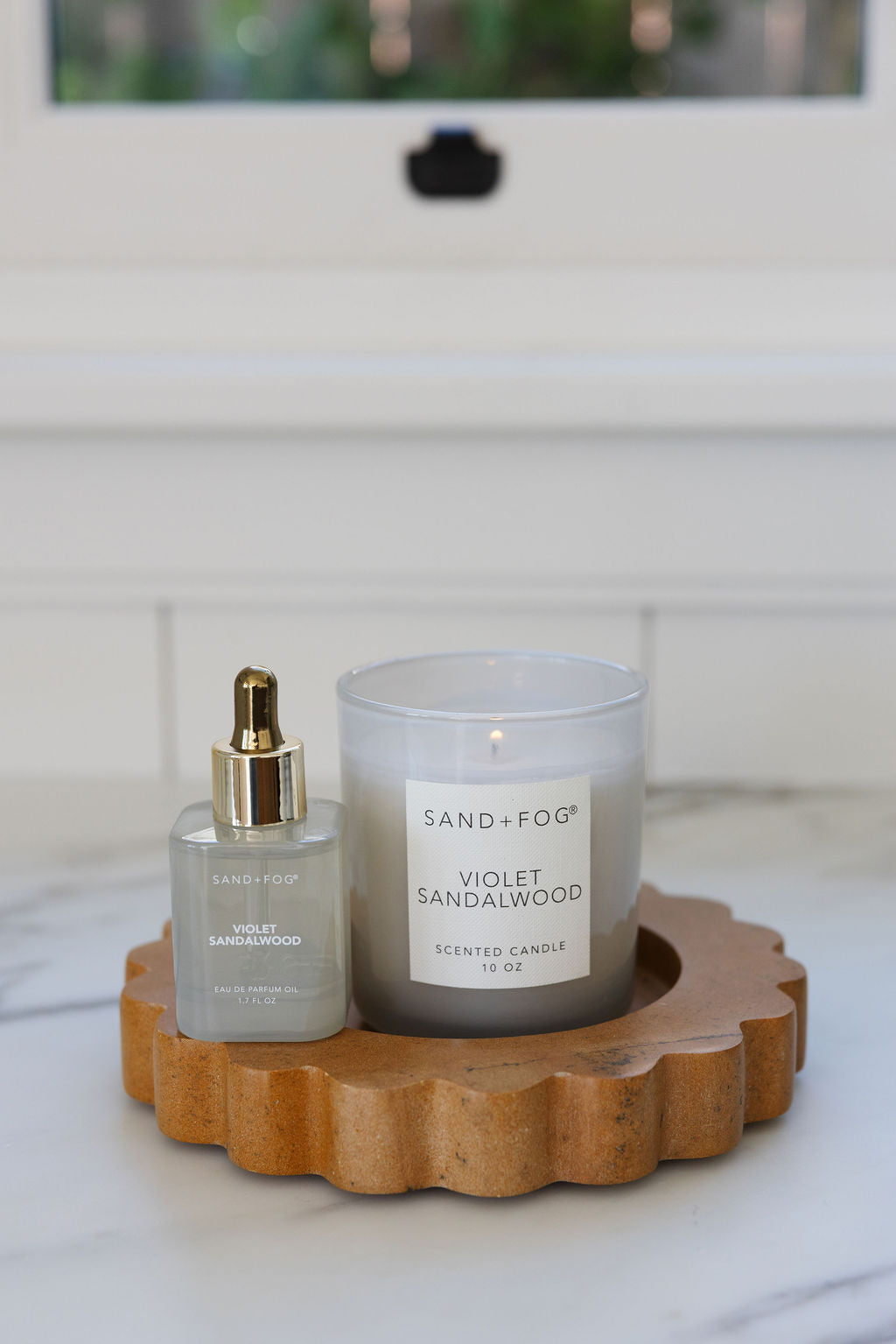 Violet Sandalwood 10 oz scented candle