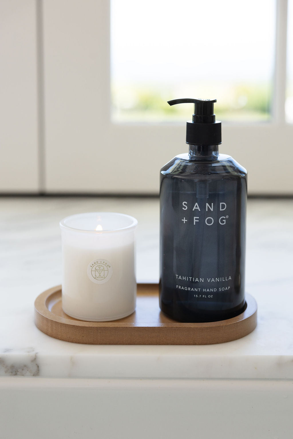 Tahitian Vanilla Hand Soap & Candle Set