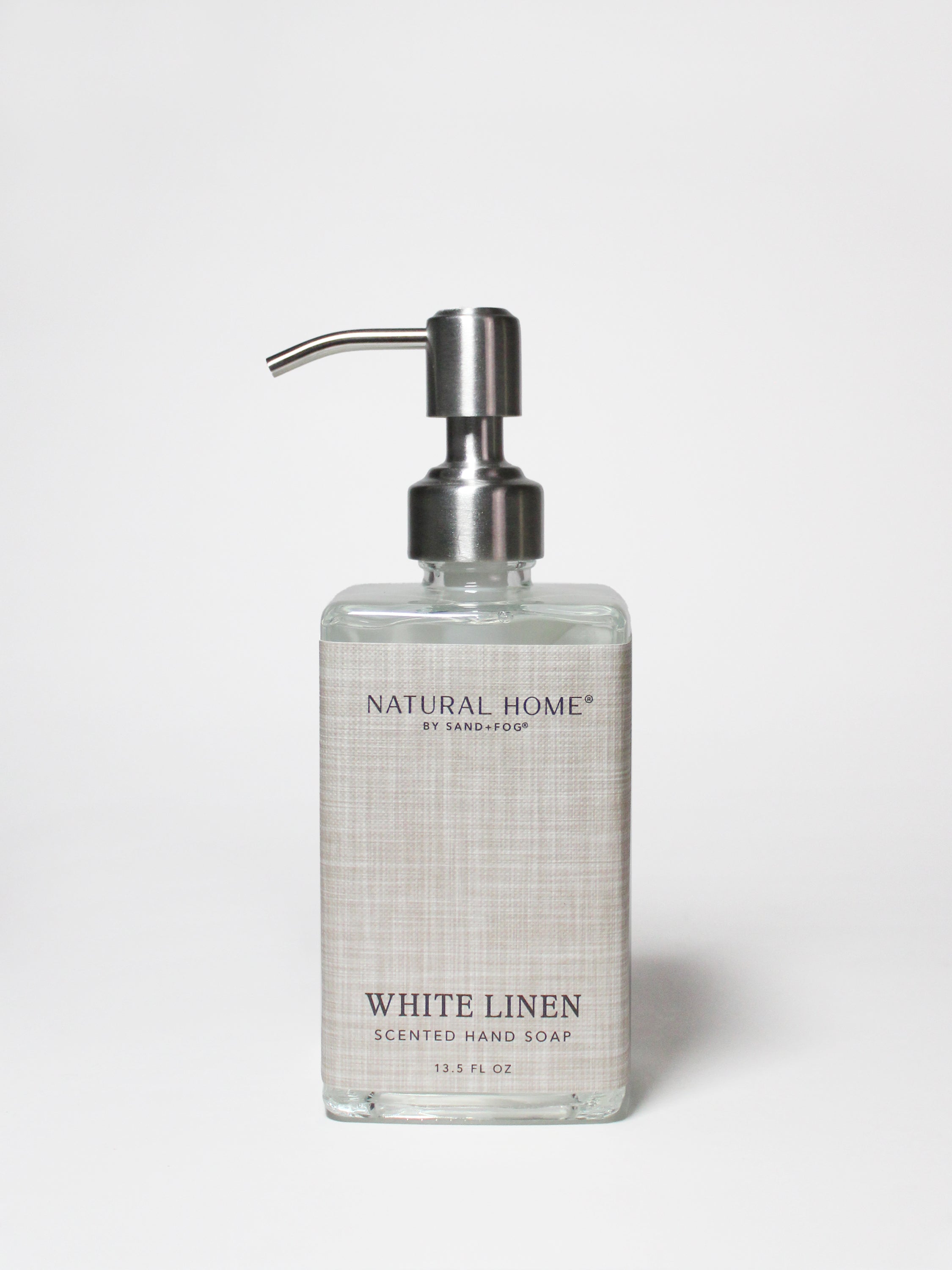 White Linen Natural Home 13.5 oz Liquid Hand Soap