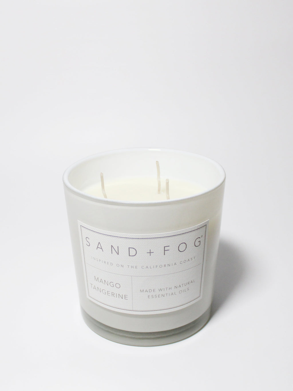 Mango Tangerine 21 oz candle without a lid