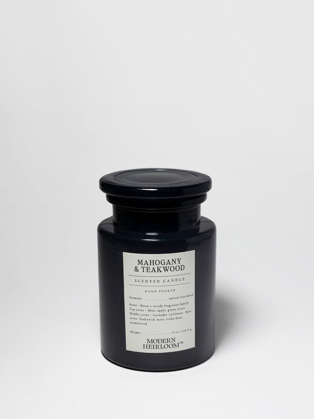 Mahogany & Teakwood 12 oz scented candle