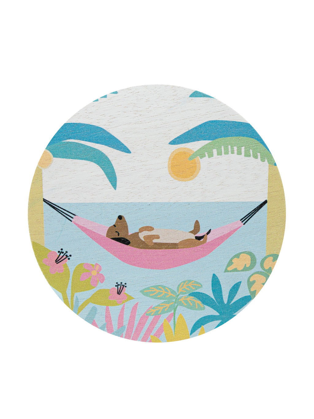 Sand + Paws Coconut & Palm 12 oz scented candle