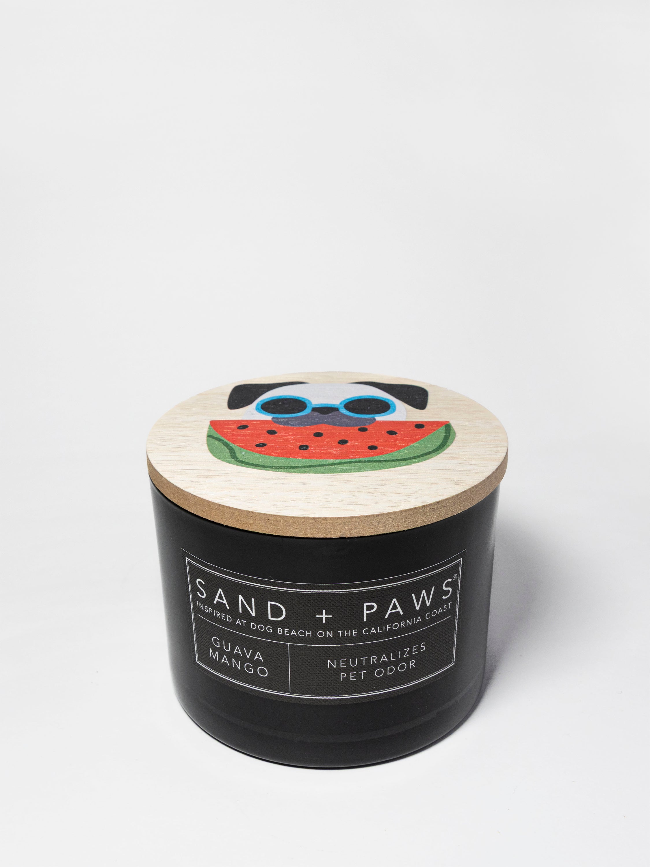 Sand + Paws Guava Mango 12 oz scented candle