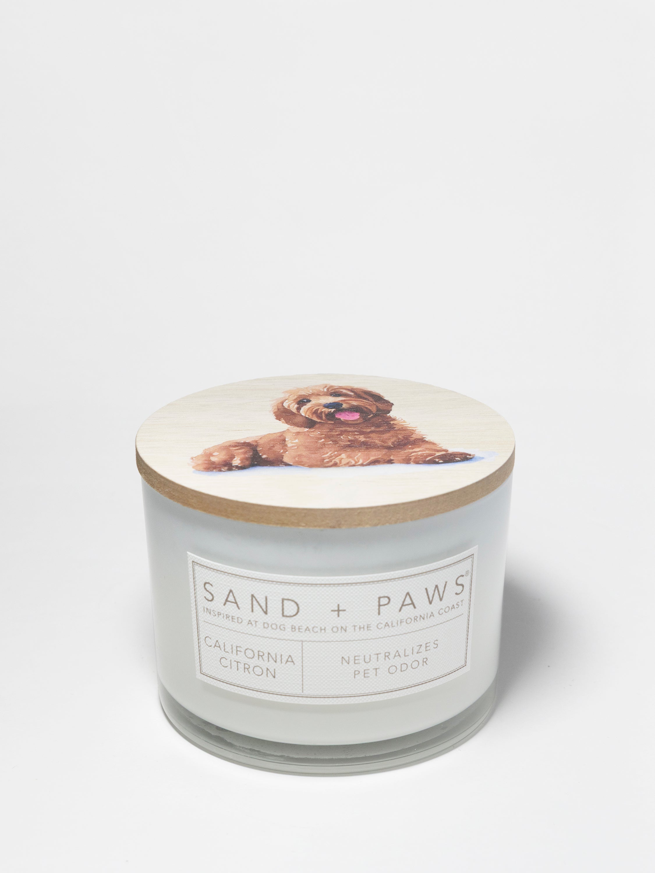 Sand + Paws California Citron 12 oz scented candle