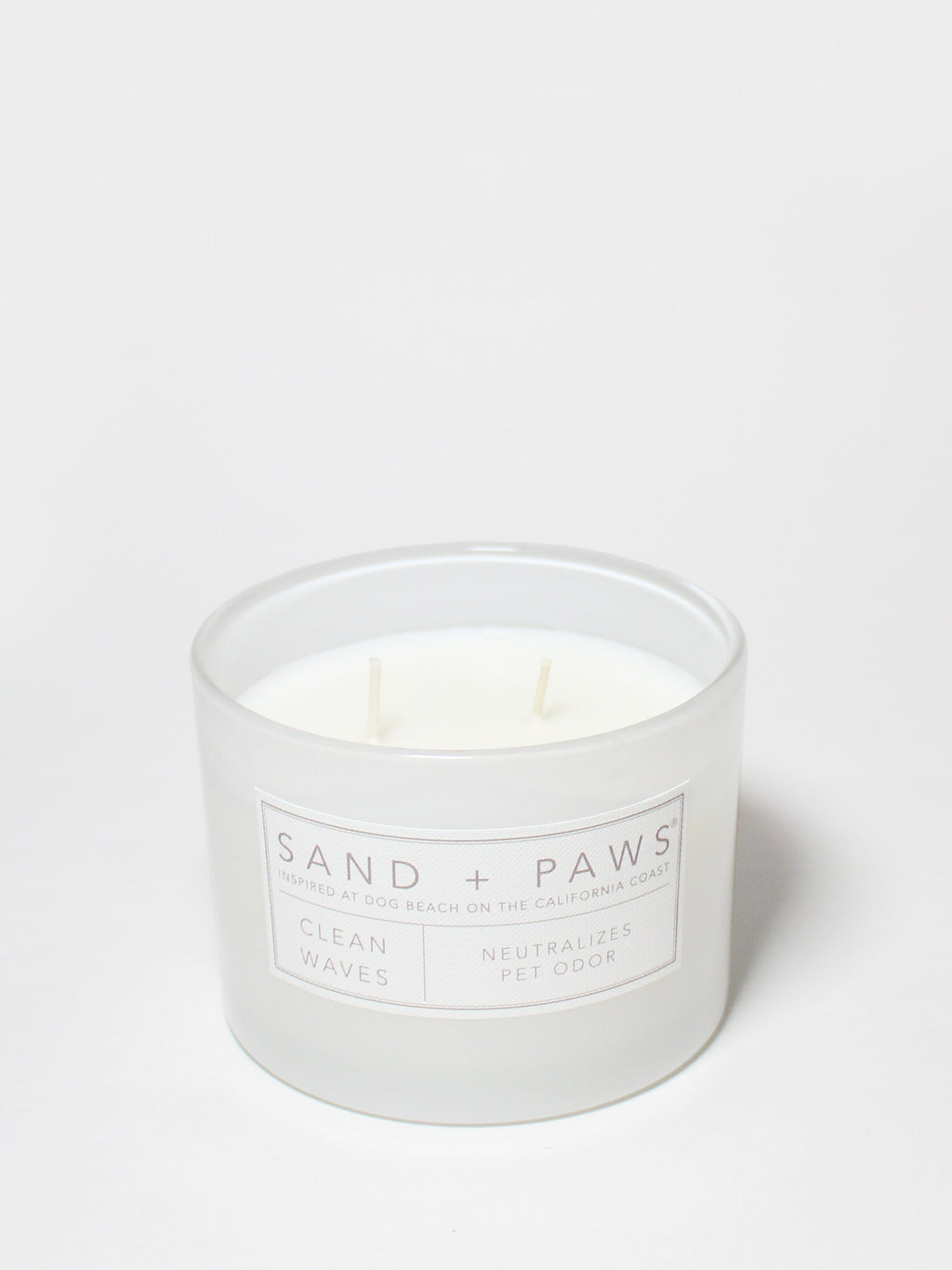 Sand + Paws Clean Waves 12 oz scented candle