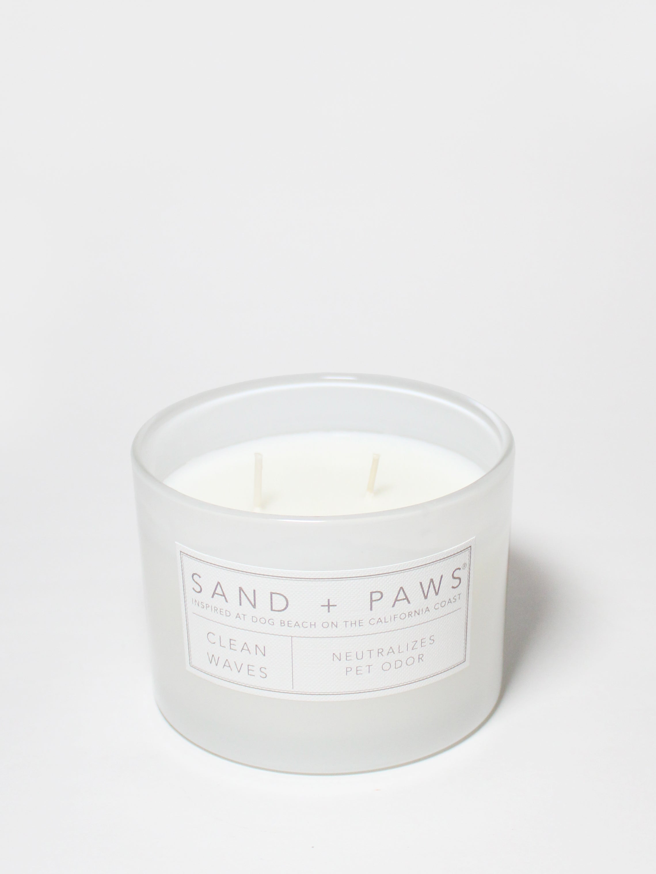 Sand + Paws Clean Waves 12 oz scented candle