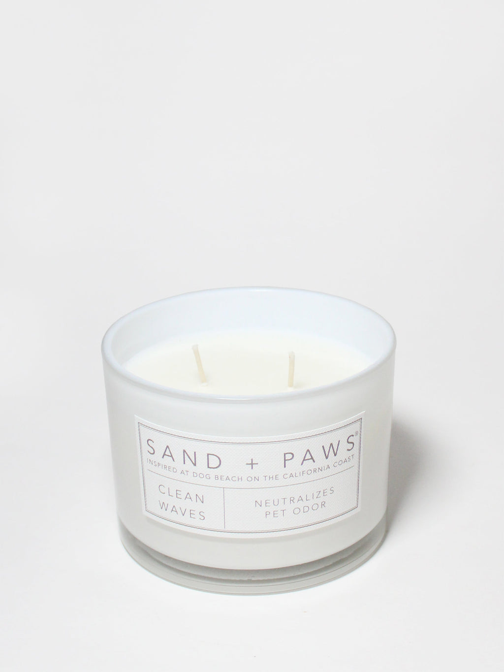 Sand + Paws Clean Waves 12 oz scented candle