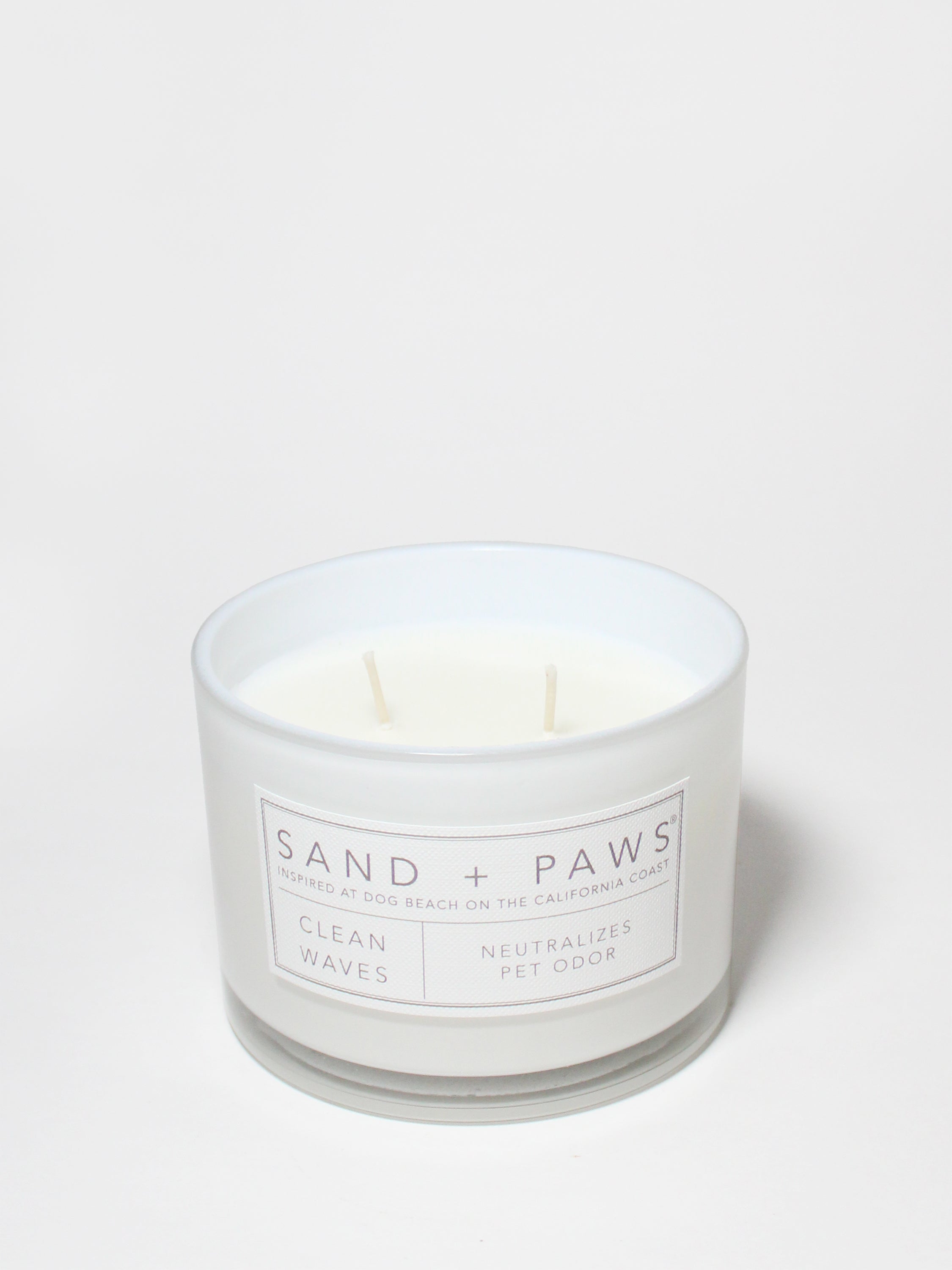 Sand + Paws Clean Waves 12 oz scented candle