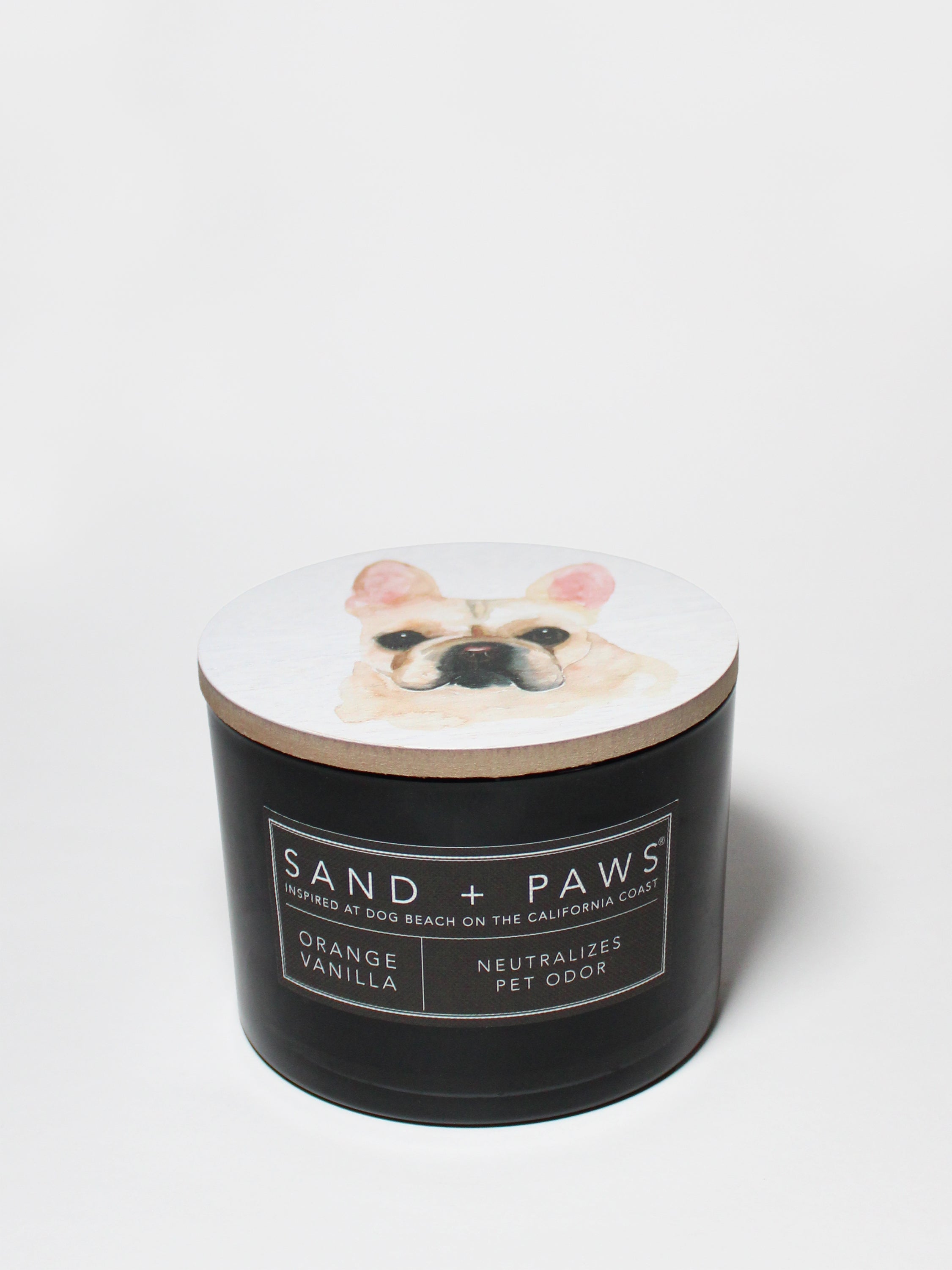 Sand + Paws Orange Vanilla 12 oz scented candle